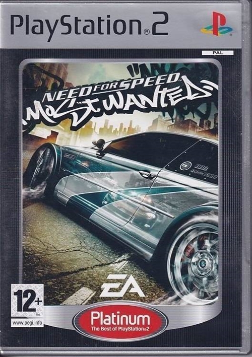 Need for Speed Most Wanted - Platinum - PS2 (B Grade) (Used) (eng)